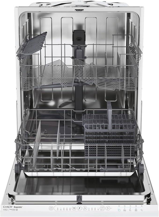 Candy CI3E53E0W-80 Integrated Full-Size Dishwasher — 13 Place Settings - Core Appliances