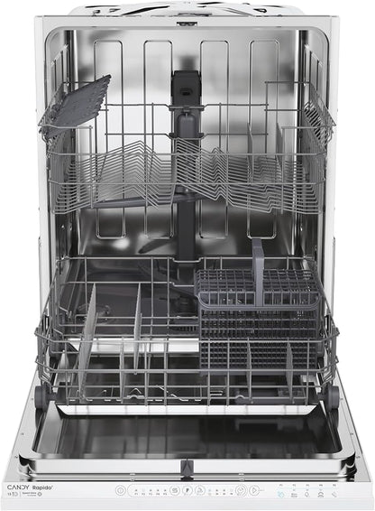 Candy CI3E53E0W-80 Integrated Full-Size Dishwasher — 13 Place Settings - Core Appliances