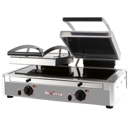 Gray Diverso WR-LGVE-62 Grill Panini DOUBLE vitroceramics - Contact Us For Availability