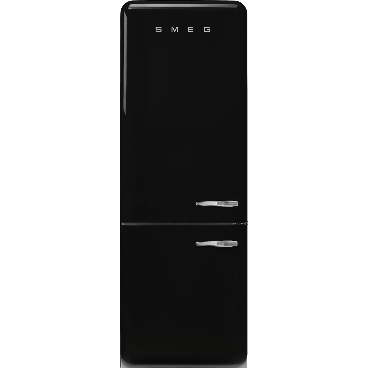 Black SMEG Fridge Freezer, 2050 mm, 50's Retro Style