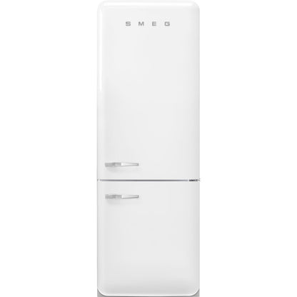 White Smoke SMEG Fridge Freezer, 2050 mm, 50's Retro Style
