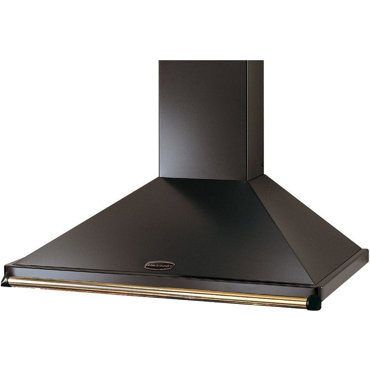 Dark Slate Gray Rangemaster Classic 110 Chimney Hood, with Rail