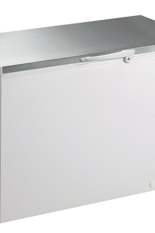 Light Gray Hoshizaki CF 45 SG UK Stainless Steel Lid White Chest Freezer, 416 Litres - Contact Us For Availability
