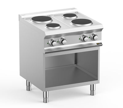Hobart Ecomax HEPR77A 4 Plate Round Hob on Open Cupboard, 8.2kW - Contact Us For Availability