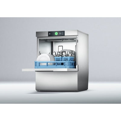 Hobart FPW-10B 500mm Basket Frontloading Commercial Dishwasher with Chemical Pump & Drain Pump, 18 Plates - Contact Us For Availability