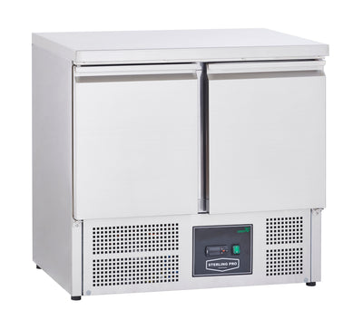 Sterling Pro Cobus SPU201 2 Door Undermounted Fridge Counter, 240 Litres - In Stock
