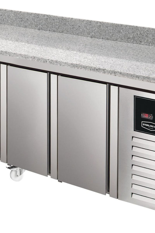 Gray Sterling Pro Green SPI-7-225-40-GR 4 Door Granite Fridge Counter, 615 Litres - Low Stock