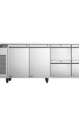 Light Gray Foster EP1/4H/43-310 EcoPro G3 2 Door & 4 Drawer Refrigerated Counter, 585 Litres - Contact Us For Availability