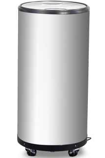 Light Gray Vestfrost CC61 Can Cooler/Party Merchandiser, 61 Litres - Low Stock