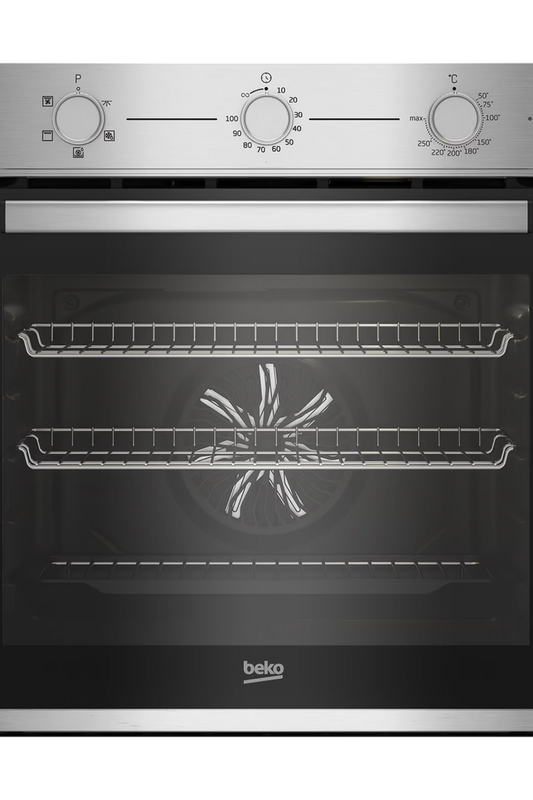 Dark Slate Gray Beko 60cm Built-In Stainless Steel Single Fan Oven