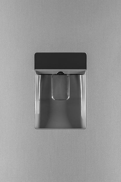 Dark Gray SIA  Freestanding 252L Fridge Freezer in Silver