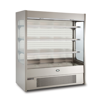 Gray Foster FMSLIM1800NG/18-163 Slimline Multideck with Nightblind and Glass End Panels, 1800mm - Contact Us For Availability