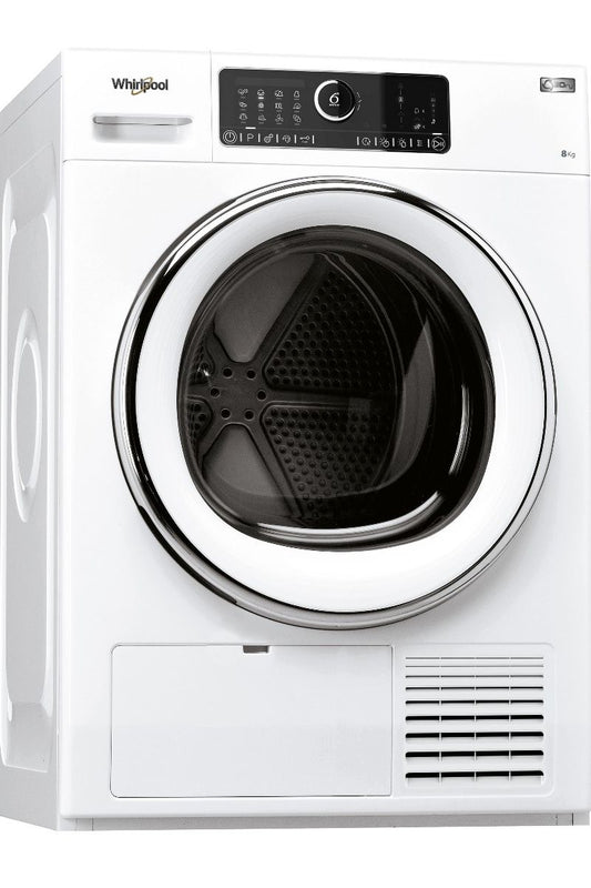Black Whirlpool AWZ8HP/PRO 6th Sense Heat Pump Commercial Tumble Dryer, 8kg - Discontinued