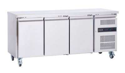 Sterling Pro Cobus SPCR300P 3 Door Refrigerated Counter, 417 Litres - In Stock