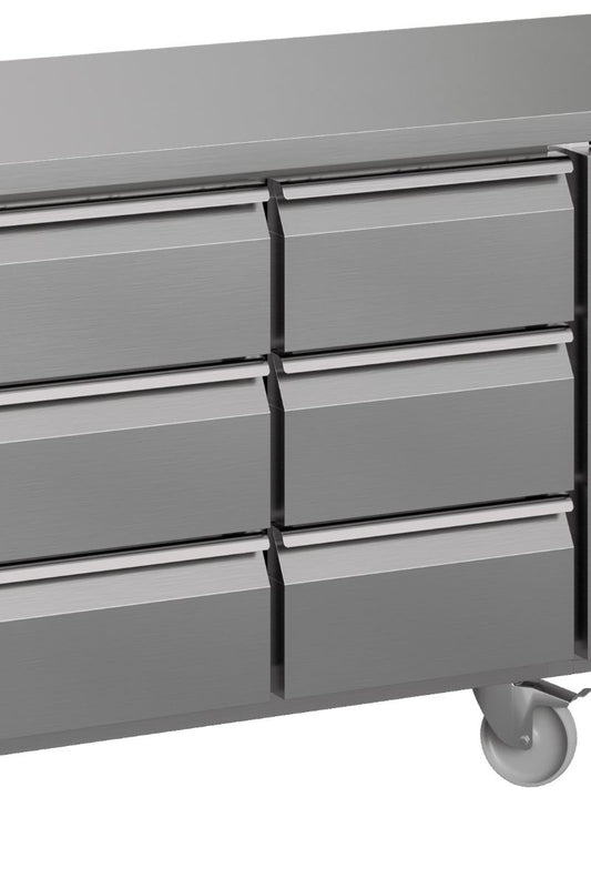 Light Slate Gray Hoshizaki Premier K 2 A 3D 3D C U 6 Drawer Stainless Steel Refrigerated Counter, 301 Litres - Contact Us For Availability