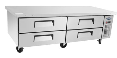 Atosa 4 Drawer Refrigerated Chef Base, 340 Litres