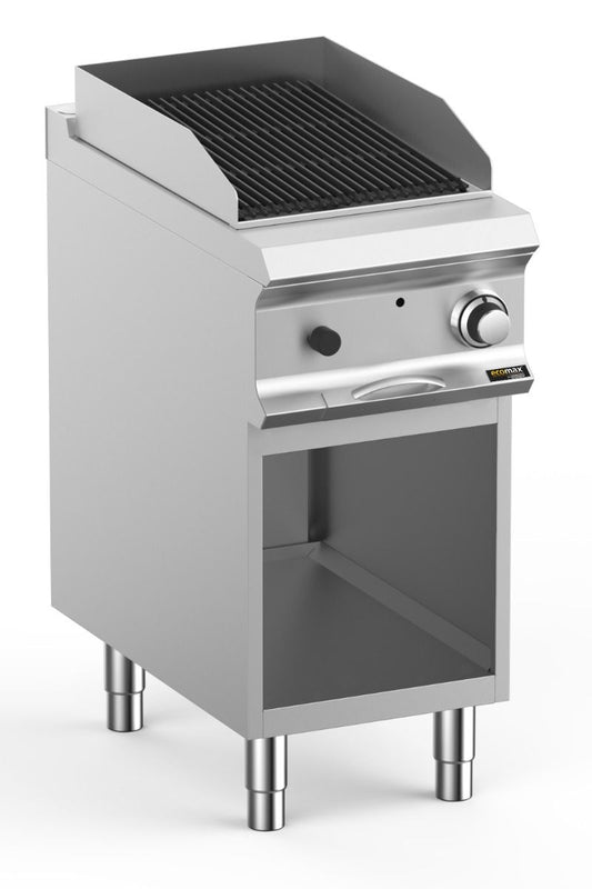 Light Gray Hobart Ecomax HEPLG74A Lava Rock Chargrill, 7.5kW - Contact Us For Availability