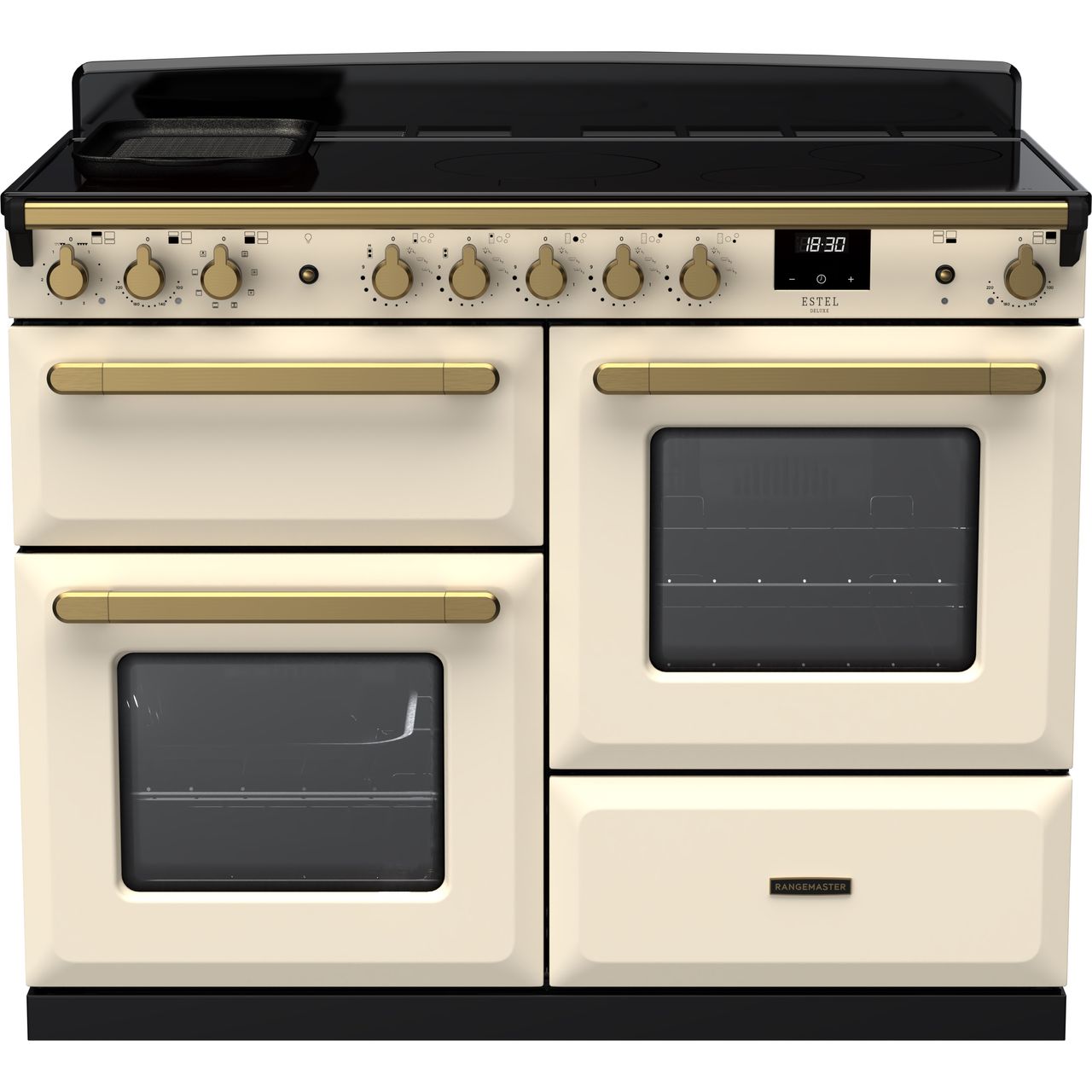 Dark Slate Gray Rangemaster Estel Deluxe 110 Range Cooker, 1092 mm