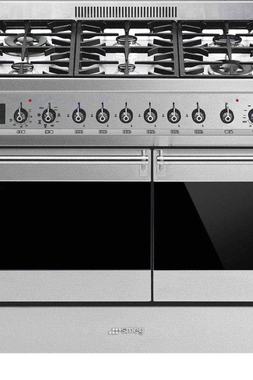 Gray SMEG Cooker, with Multifunction Oven, Gas A2-81