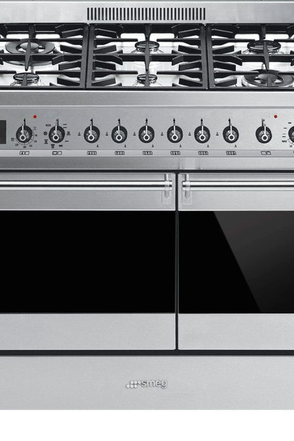 Gray SMEG Cooker, with Multifunction Oven, Gas A2-81