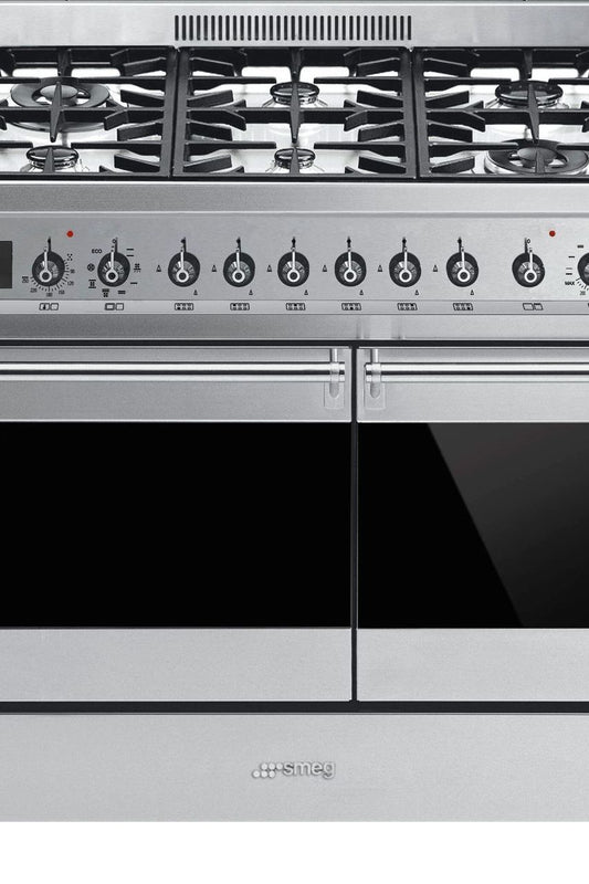 Gray SMEG Cooker, with Multifunction Oven, Gas A2-81