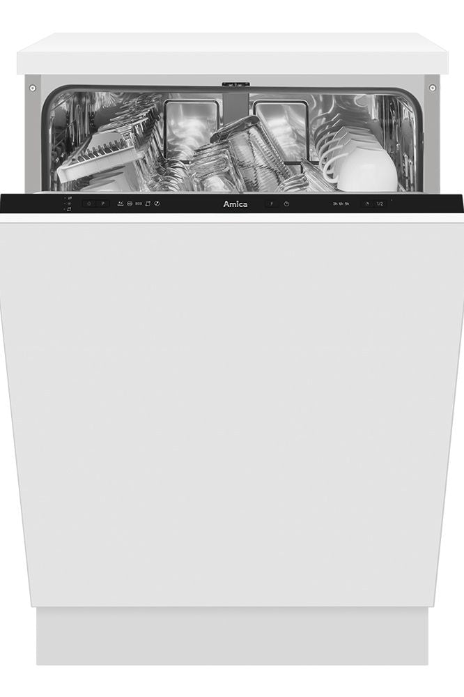 Light Gray ADI631 Amica 60cm Integrated Dishwasher