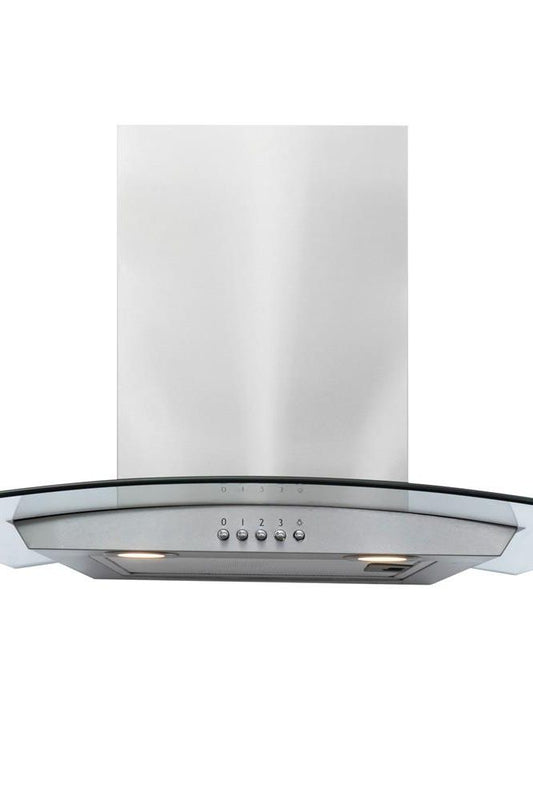 Light Gray AEC60SS Amica 60cm curved glass extractor