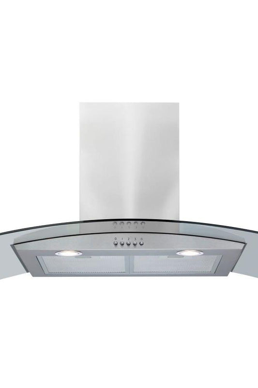 Gray AEC90SS Amica 90cm curved glass extractor