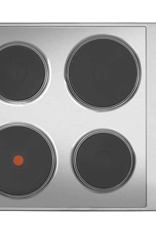Dark Slate Gray AHE6000SS Amica 60cm four zone electric hob