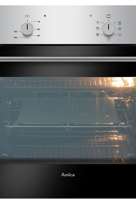 Dark Slate Gray ASC200SS Six function electric fan oven