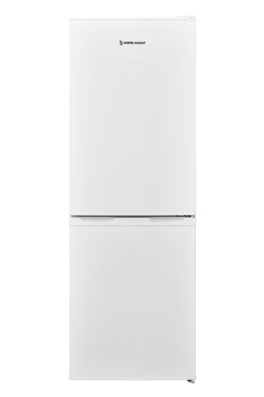 White refrigerator on a white background