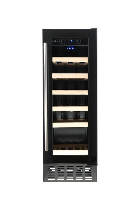 Light Gray AWC300BL Amica Freestanding slimline wine cooler