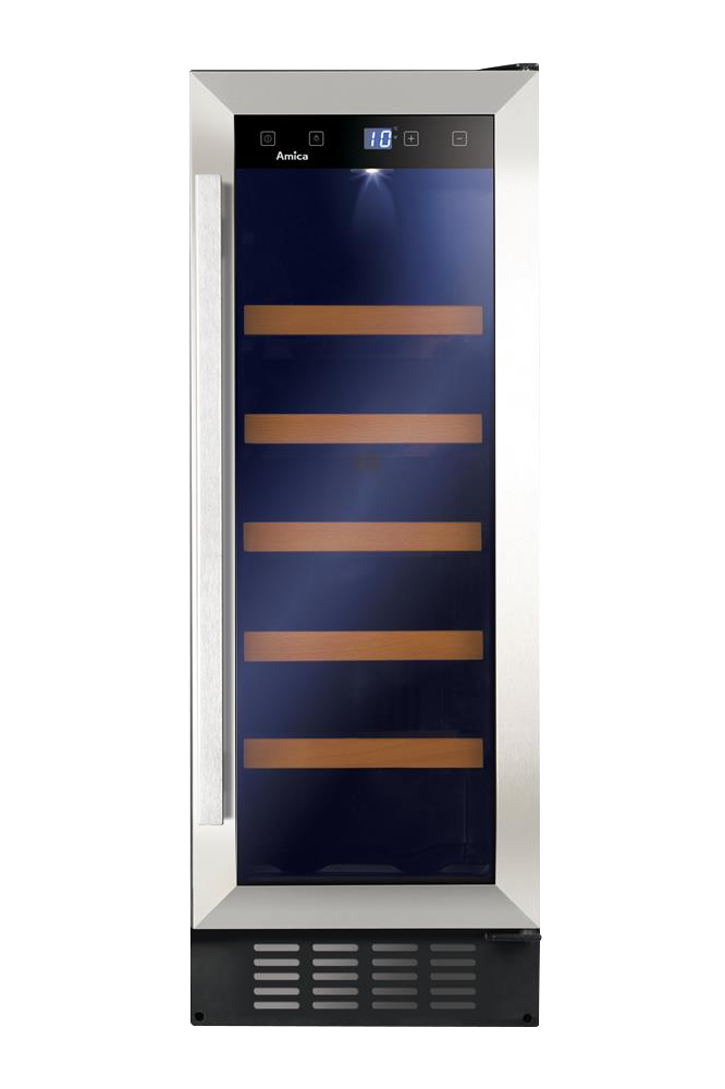 Gray AWC301SS Amica Freestanding/ under counter slimline wine cooler