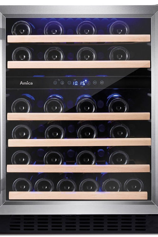 Dark Slate Gray AWC600SS Amica Freestanding wine cooler