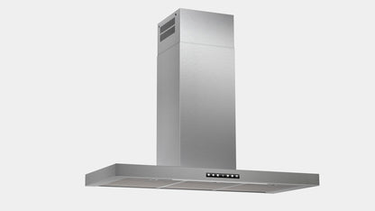 Lavender Airforce Box B-OX TSE 90cm Wall Mounted Cooker Hood with Touch Control in Stainless Steel Finish