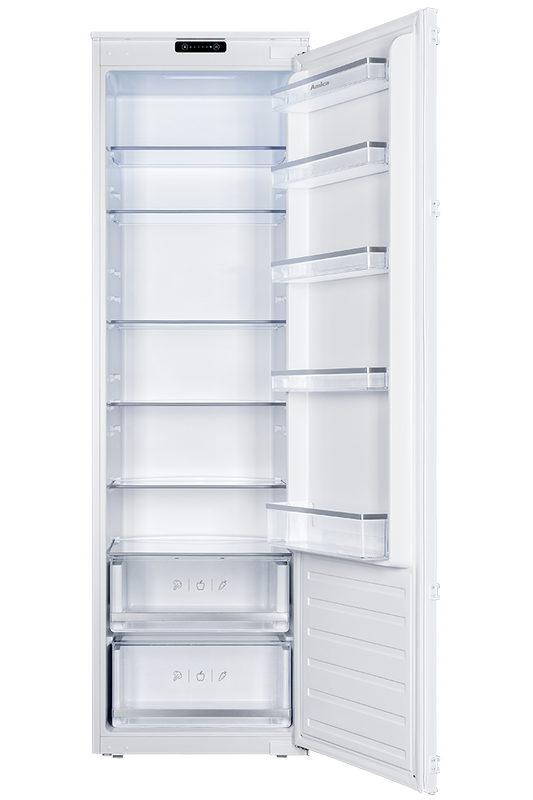 Light Gray BC2763 Amica 54cm integrated larder fridge