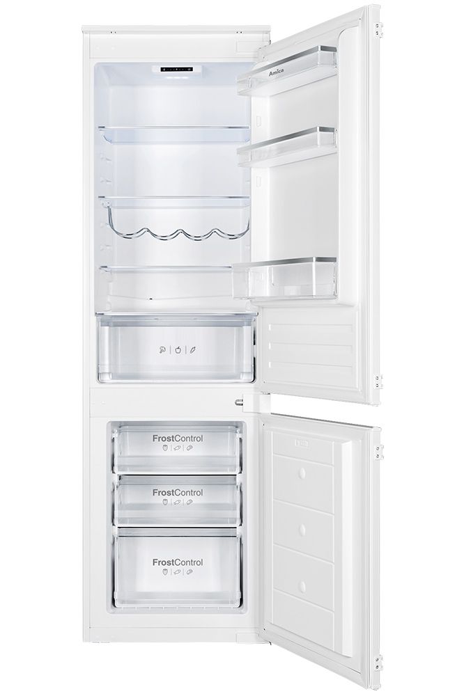 Lavender BK3163 Amica 54cm integrated 70/30 fridge freezer