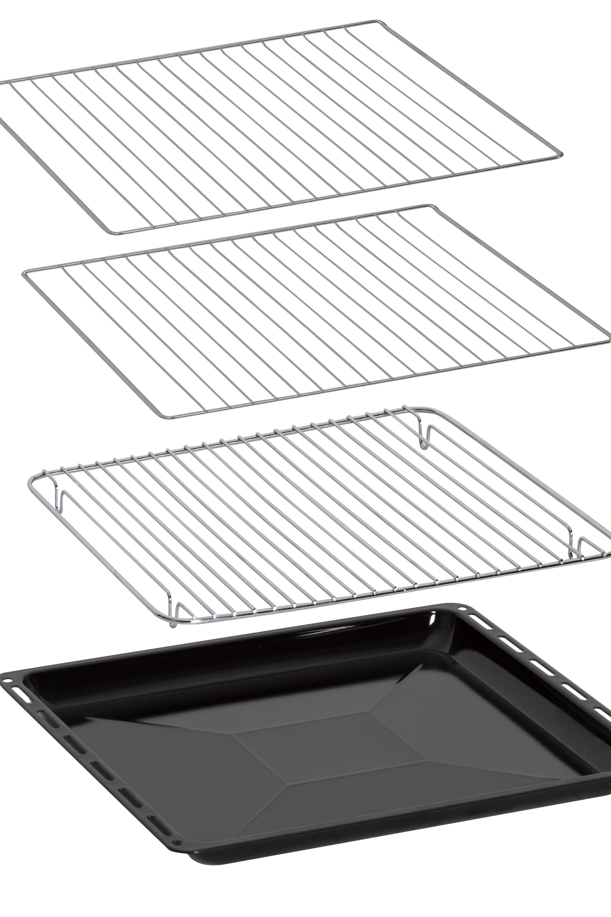 Dark Slate Gray Creda C60CMRA Mini Range Anthracite 60cm Ceramic Double