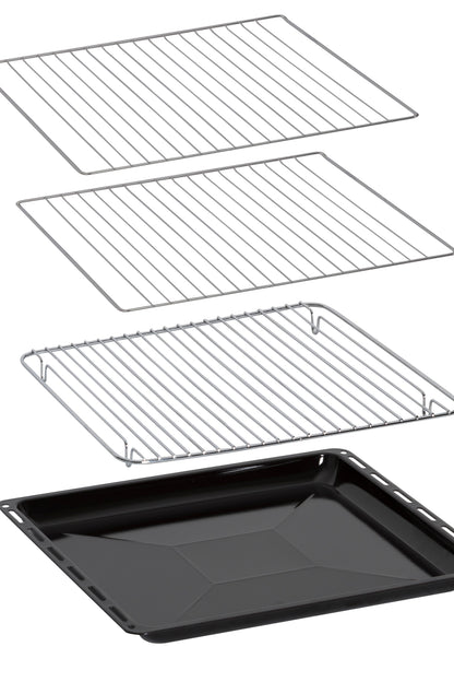 Dark Slate Gray Creda C60CMRA Mini Range Anthracite 60cm Ceramic Double