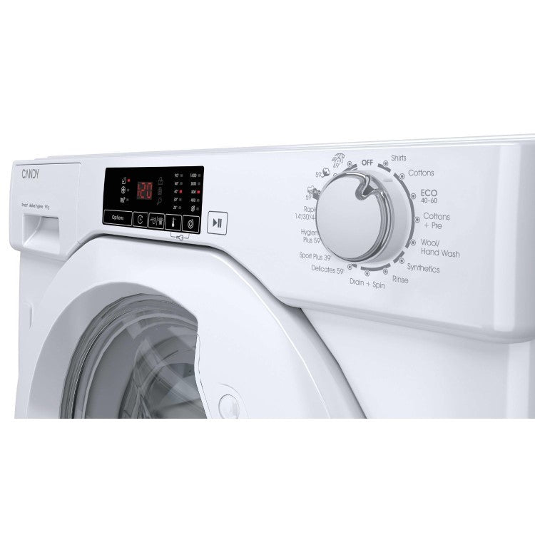 Candy CBW49D1W4J-80 Integrated Built-In Washing Machine – 9kg 1400rpm - Core Appliances