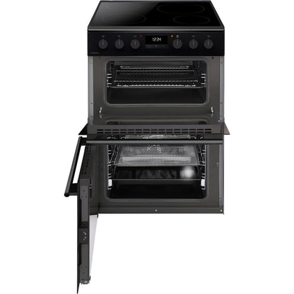 Dark Slate Gray CFC6100MB CDA 60cm Freestanding cooker with Ceramic hob and Air fry tray