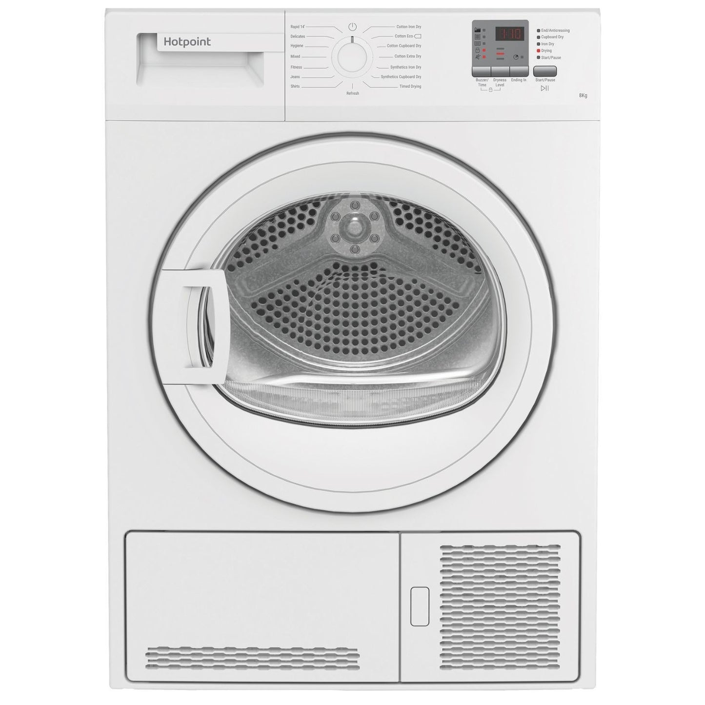 Lavender Hotpoint 8kg Condenser Tumble Dryer - White