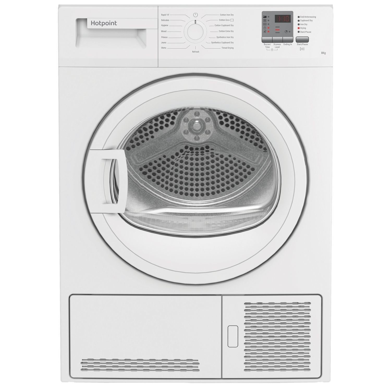 Lavender Hotpoint 8kg Condenser Tumble Dryer - White