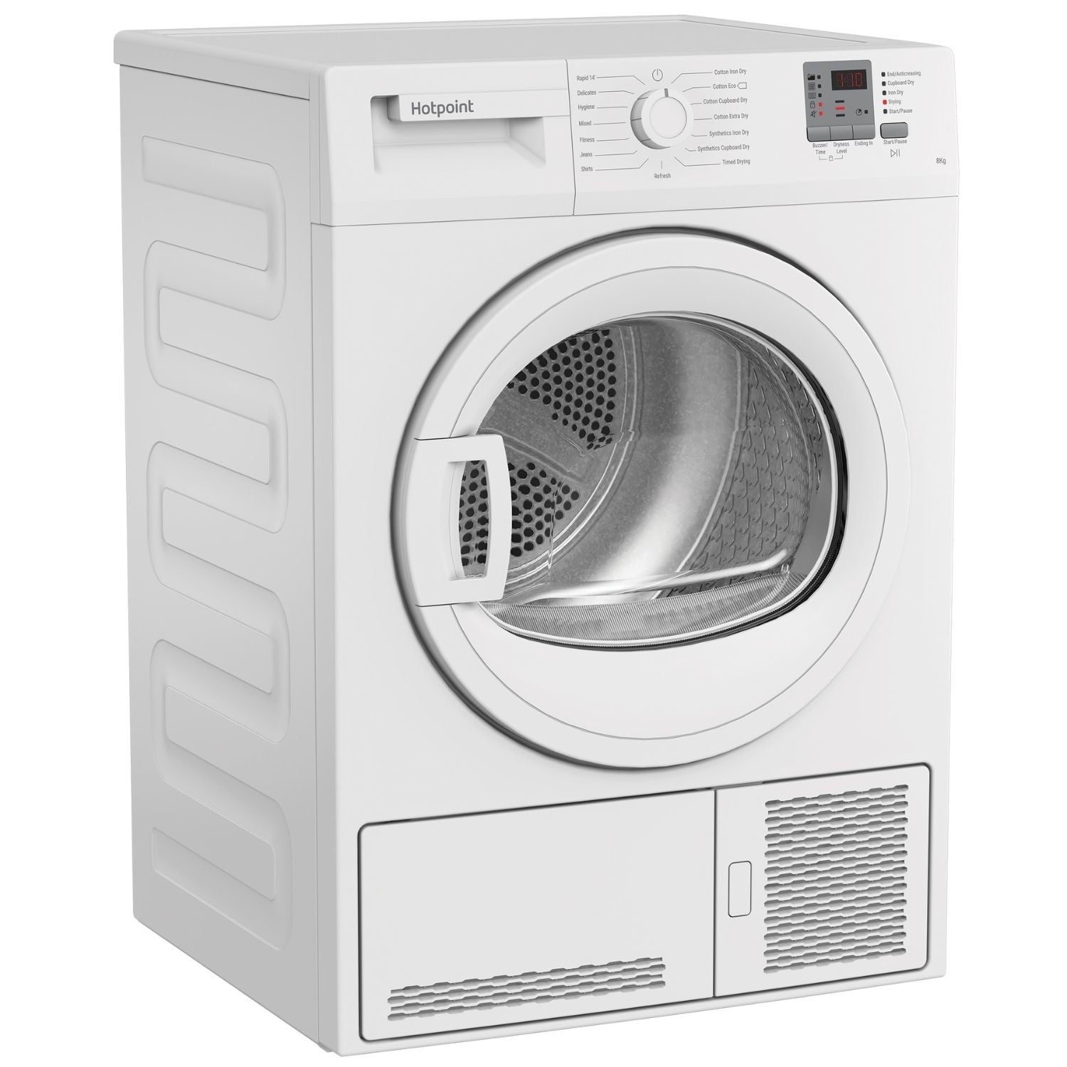 Lavender Hotpoint 8kg Condenser Tumble Dryer - White