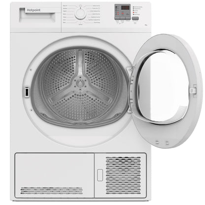 Lavender Hotpoint 8kg Condenser Tumble Dryer - White