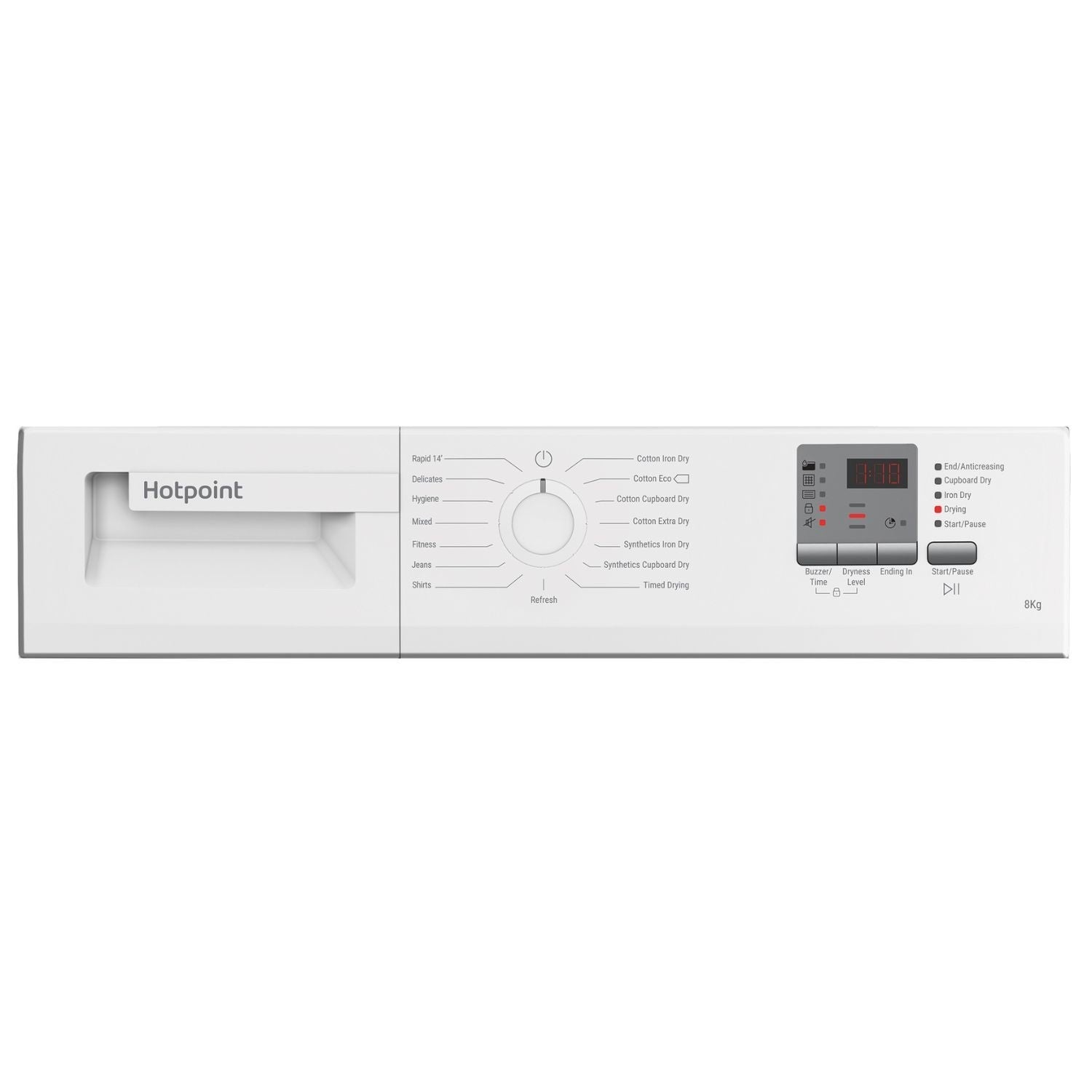 Lavender Hotpoint 8kg Condenser Tumble Dryer - White