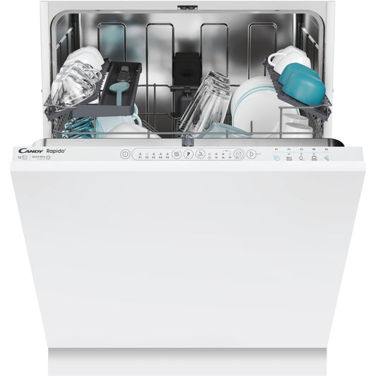 Candy CI3E53E0W-80 Integrated Full-Size Dishwasher 13 Place Settings
