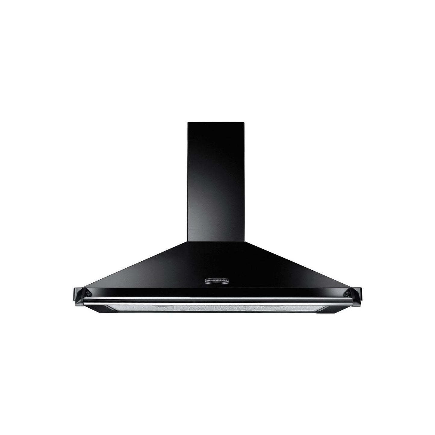 Black Rangemaster Classic 90 Chimney Hood, with Rail