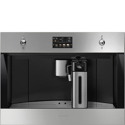 SMEG CMS4303X 45cm Built-In Automatic Coffee Machine Stainless Steel