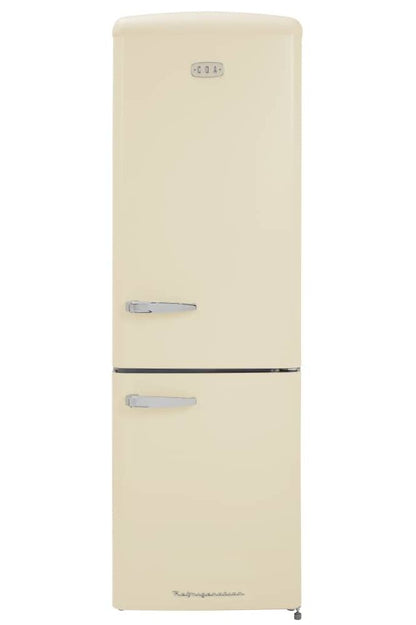 Wheat FLORENCE-BARLEY Retro 60cm freestanding frost free 60/40 fridge freezer